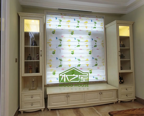 客厅实木电视柜组合_实木电视柜